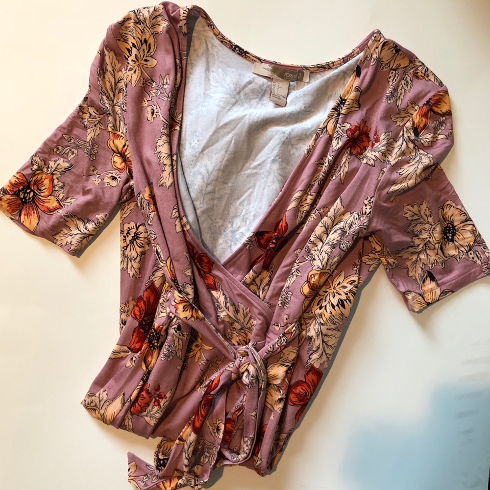 NWOT faux wrap dress